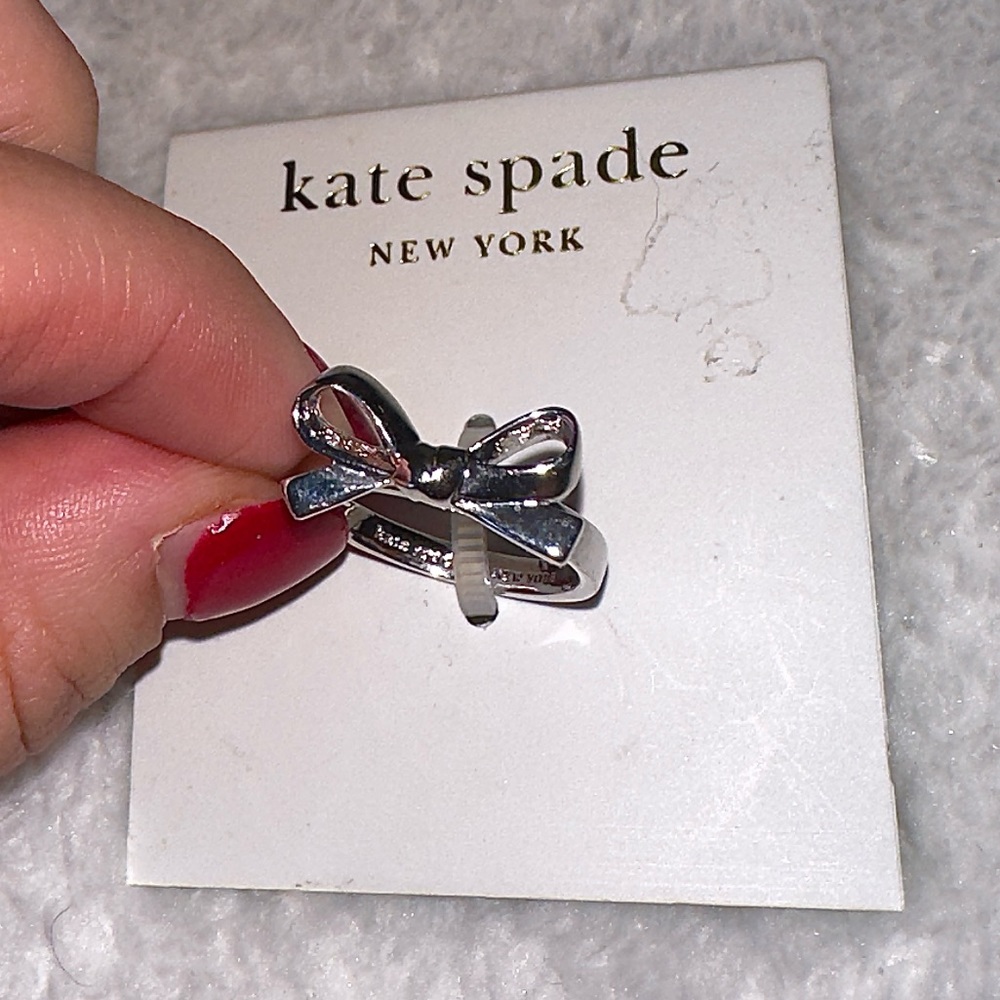 Kate Spade Silver Bow Ring